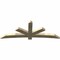 Ekena Millwork Alberta Rough Sawn Timber Gable Bracket, Douglas Fir, 96"W x 36"H x 4"D x 6"F, 9/12 Pitch GBW096X36X0406ALB00RDF - alternate 2